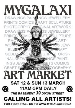 Mygalaxi Art Market #7 poster, March 2011