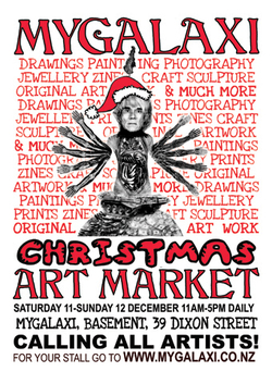 Mygalaxi Art Market #6 poster, December 2010