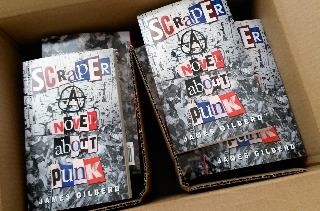 Scraper a novel about punk, a novel set in 1981,  by James Gilberd, now available in print in New Zealand, or internationally via Amazon